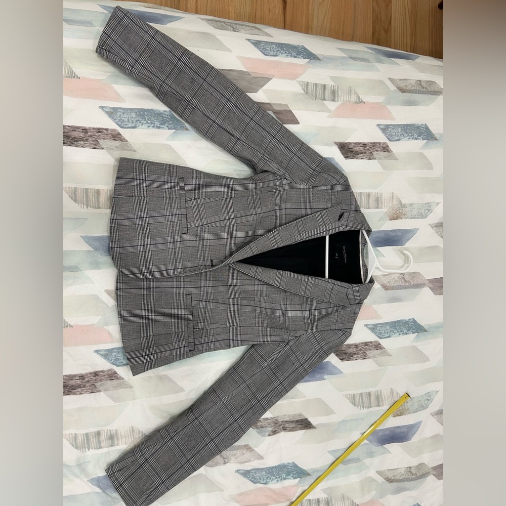 Banana republic plaid blazer